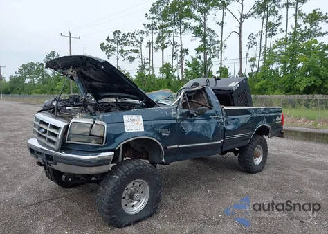 1996 Ford F250 из США, поврежденный, VIN 2FTHF26F3TCA56018